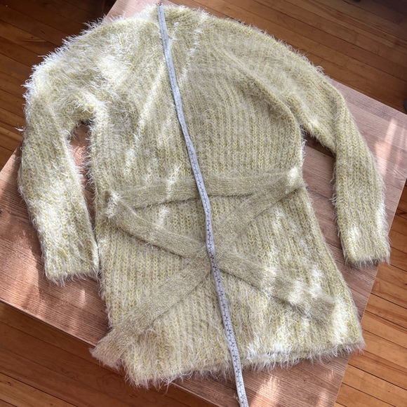 A by ANTHROPOLOGIE Yellow Duster Cardigan - Picture 10 of 12